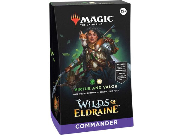 Pre Order - Ships 9/8/2023 - Wilds of Eldraine Commander Deck Virtue and Valor
