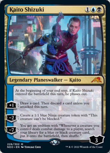 Kaito Shizuki (Promo Pack) [Kamigawa: Neon Dynasty Promos]