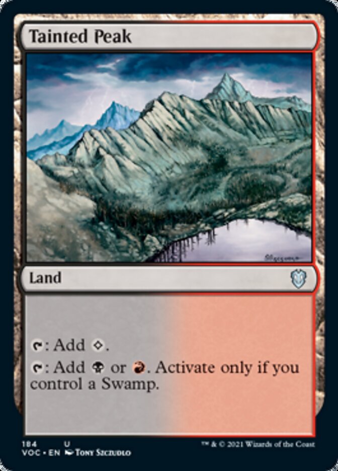 Tainted Peak [Innistrad: Crimson Vow Commander]