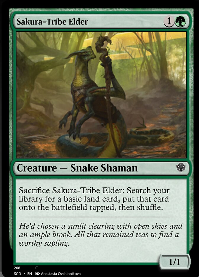 Sakura-Tribe Elder [Starter Commander Decks]