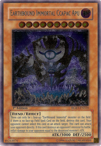 yugioh earthbound immortal ccapac apu deck Earthbound Immortal Ccapac Apu Deck
