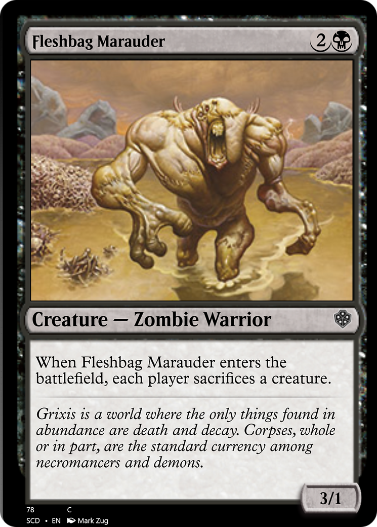 Fleshbag Marauder [Starter Commander Decks]