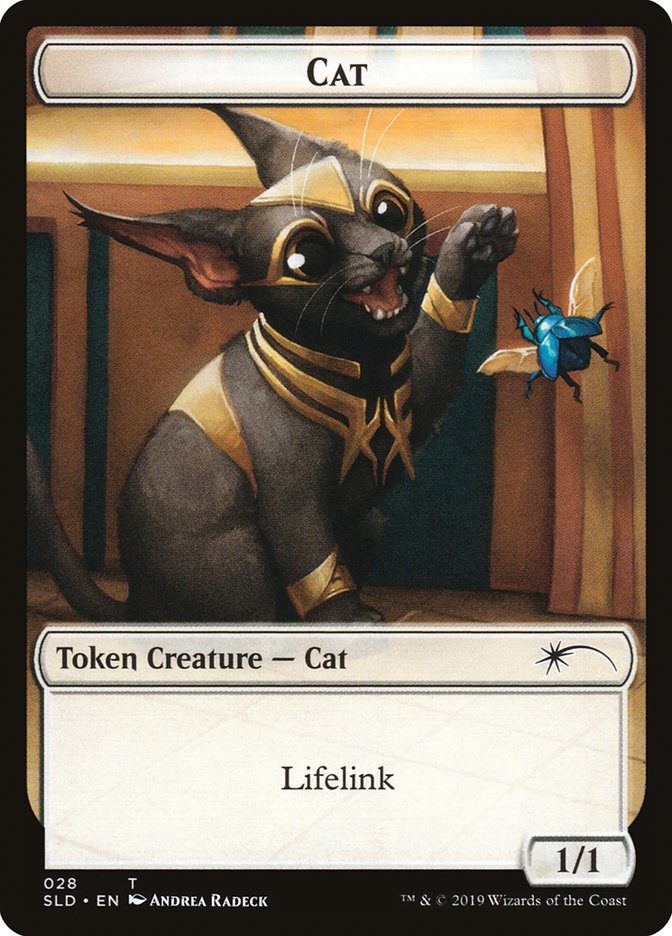 Cat (27) // Cat (28) Double-sided Token [Secret Lair Drop Series]