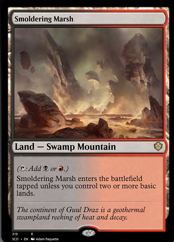 Smoldering Marsh [Starter Commander Decks]