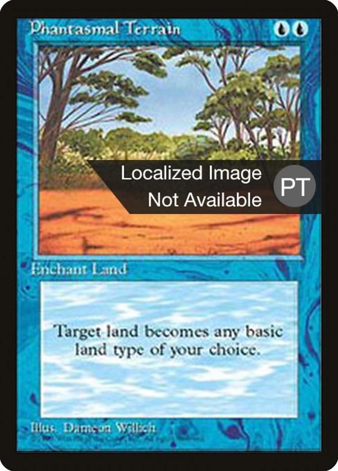 Phantasmal Terrain [Fourth Edition (Foreign Black Border)]