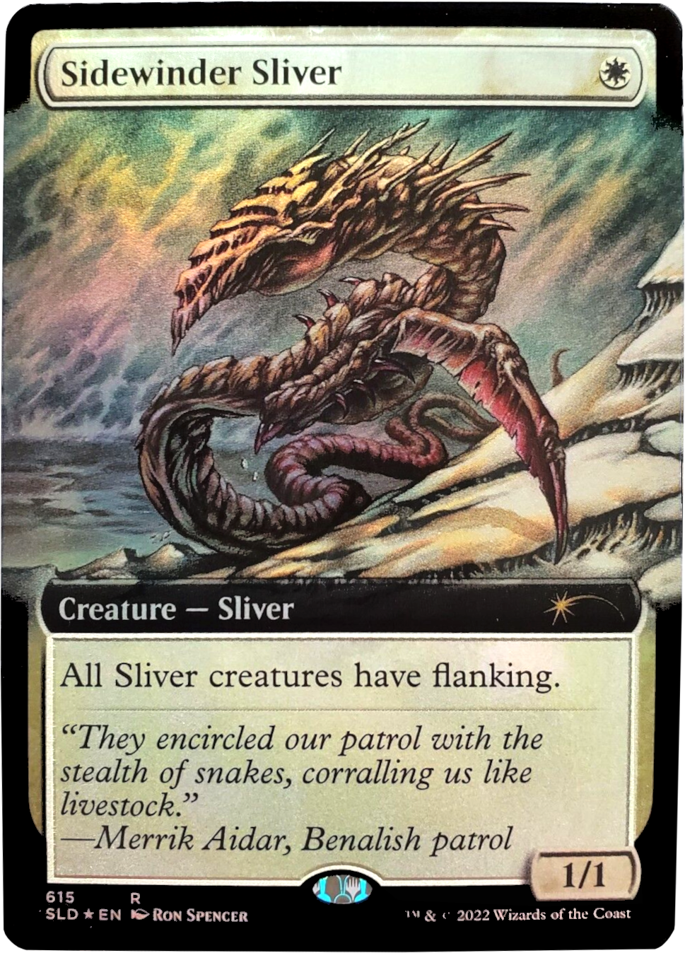 Sidewinder Sliver (Extended Art) [Secret Lair Drop Promos]