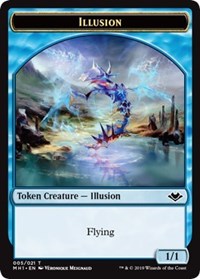 Illusion (005) // Marit Lage (006) Double-sided Token [Modern Horizons Tokens]