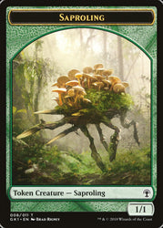 Voja // Saproling Double-sided Token [Guilds of Ravnica Guild Kit Tokens]