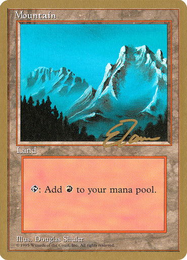 Mountain (et374) (Eric Tam) [Pro Tour Collector Set]