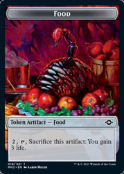 Construct Token // Food Token (18) [Modern Horizons 2 Tokens]