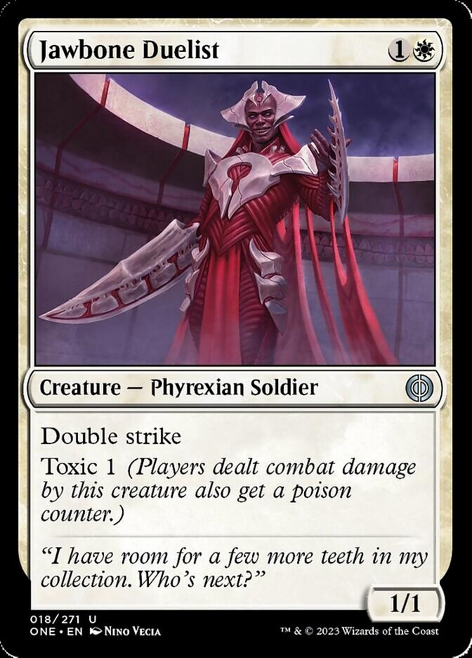 Jawbone Duelist [Phyrexia: All Will Be One]