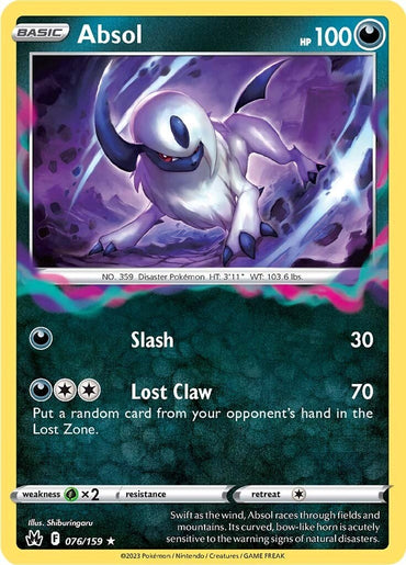 Absol (076/159) [Sword & Shield: Crown Zenith]