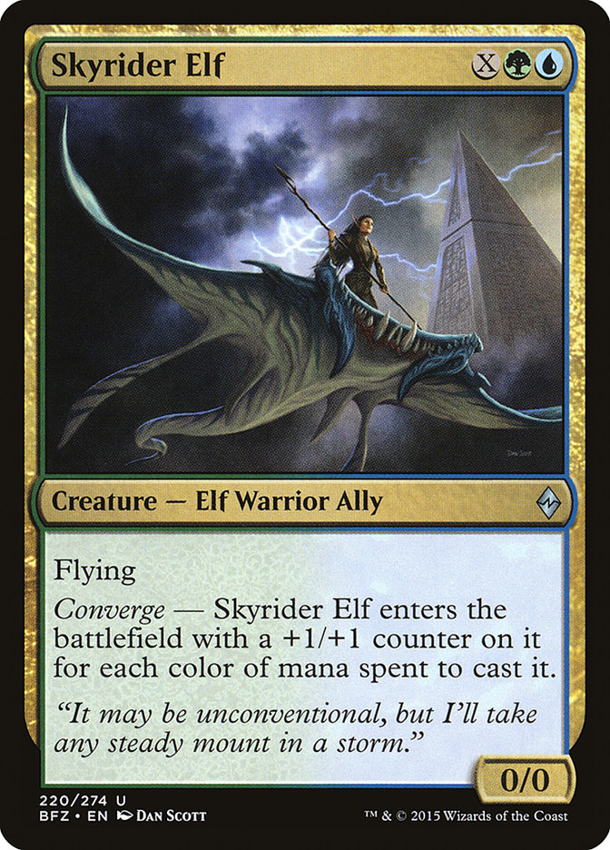 Skyrider Elf [Battle for Zendikar]