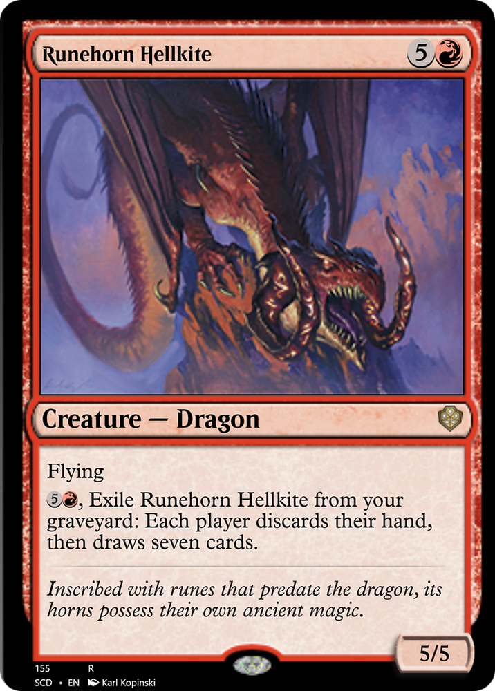 Runehorn Hellkite [Starter Commander Decks]