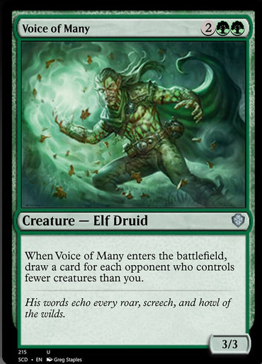 Voice of Many [Starter Commander Decks]