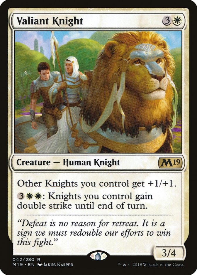 Valiant Knight [Core Set 2019]