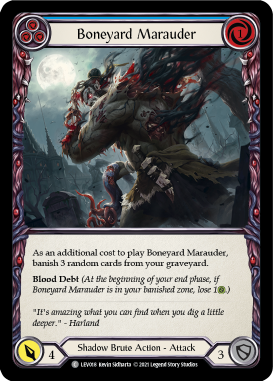 Boneyard Marauder [LEV018] (Monarch Levia Blitz Deck)