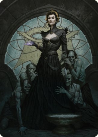 Liliana of the Veil Art Card [Dominaria United Art Series]