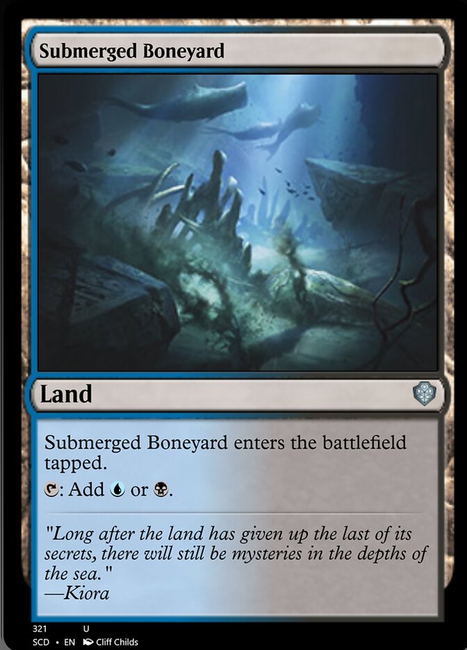 Submerged Boneyard [Starter Commander Decks]