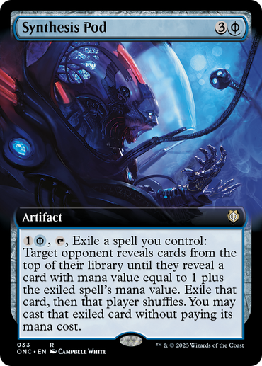 Synthesis Pod (Extended Art) [Phyrexia: All Will Be One Commander]