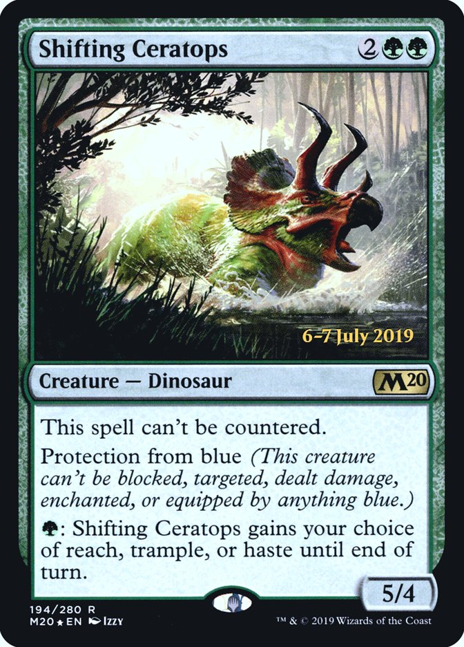 Shifting Ceratops [Core Set 2020 Prerelease Promos]