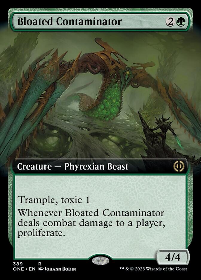 Bloated Contaminator (Extended Art) [Phyrexia: All Will Be One]