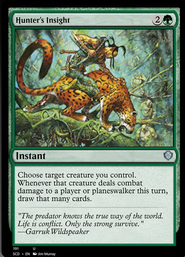 Hunter's Insight [Starter Commander Decks]