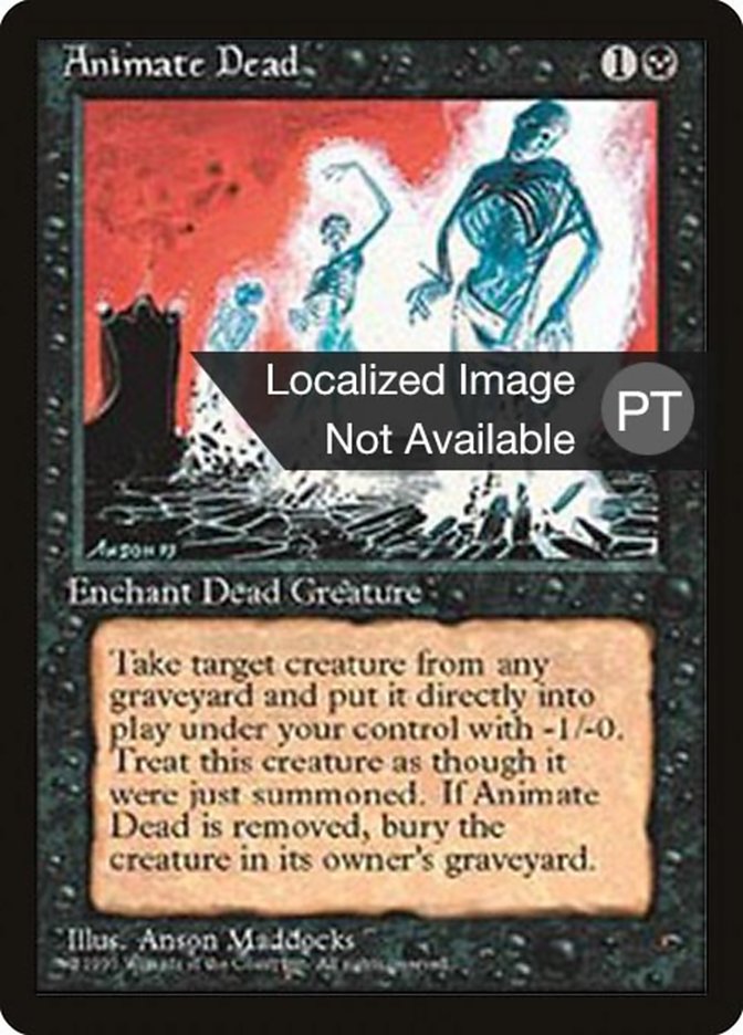 Animate Dead [Fourth Edition (Foreign Black Border)]