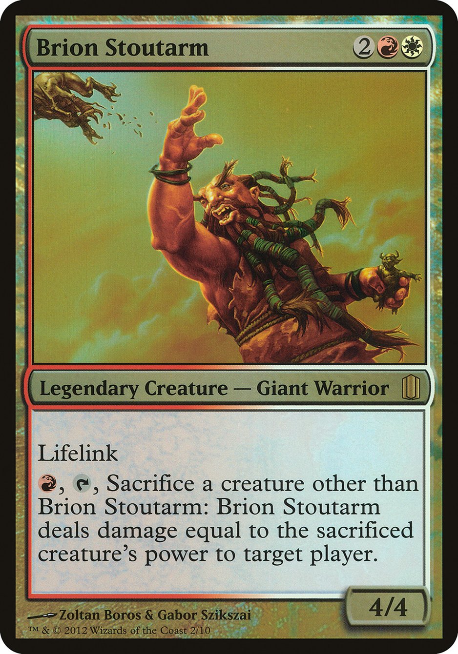 Brion Stoutarm (Oversized) [Commander's Arsenal Oversized]