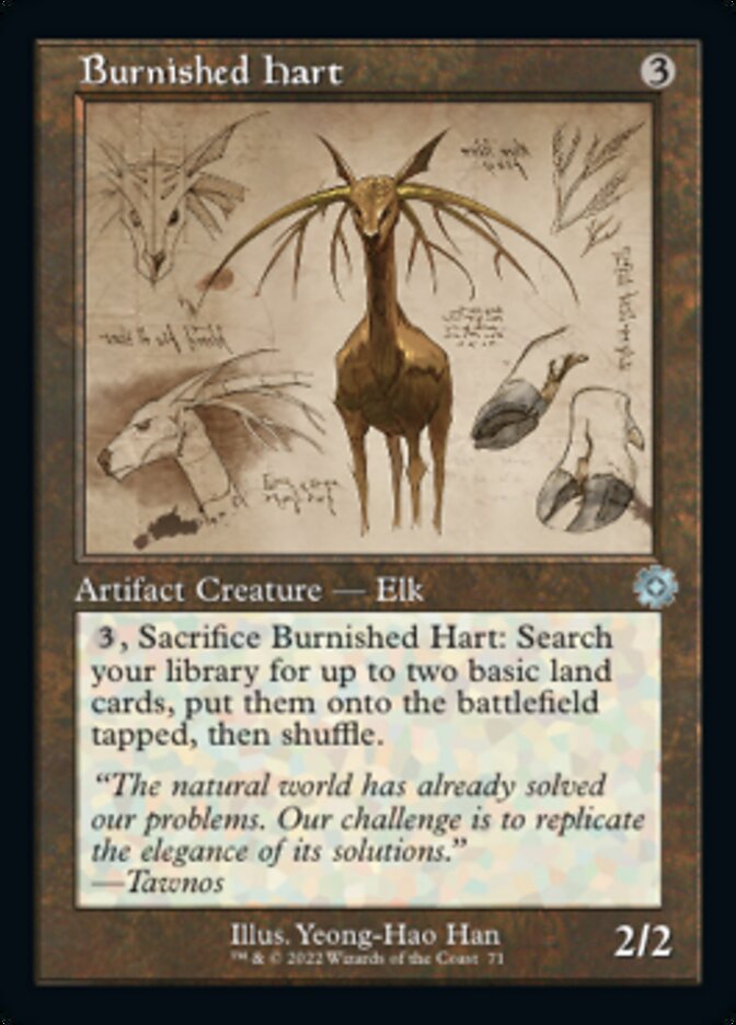 Burnished Hart (Retro Schematic) [The Brothers' War Retro Artifacts]