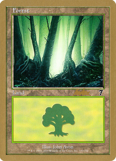 Forest (bk330) (Brian Kibler) [World Championship Decks 2002]