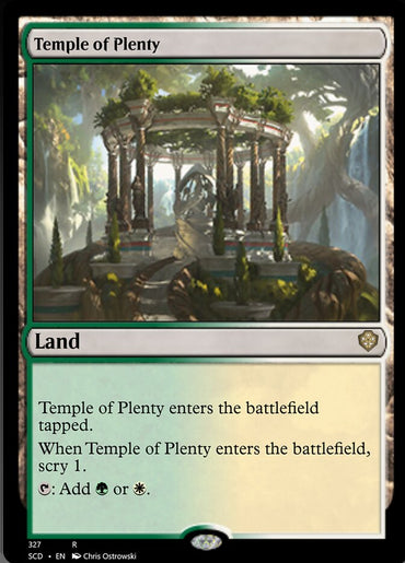 Temple of Plenty [Starter Commander Decks]