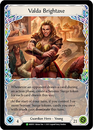 Valda Brightaxe [HER051] (Promo)  Cold Foil
