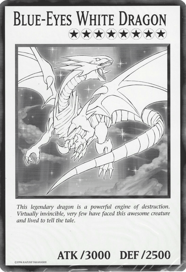 blue eyes white dragon yugioh card for sale Blue-Eyes White Dragon (Oversized) Common