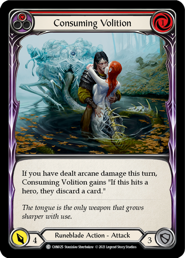 Consuming Volition [CHN025] (Monarch Chane Blitz Deck)