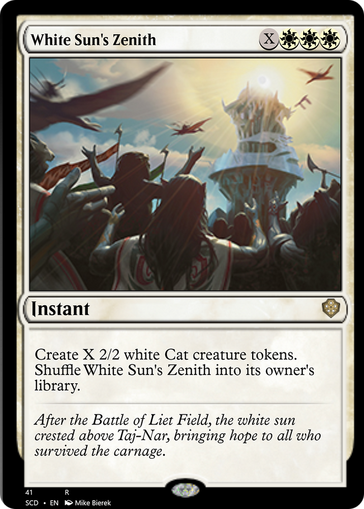 White Sun's Zenith [Starter Commander Decks]