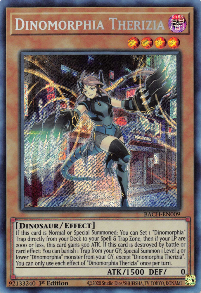 Dinomorphia Therizia [BACH-EN009] Starlight Rare
