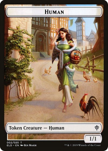 Human Double-sided Token [Challenger Decks 2020 Tokens]