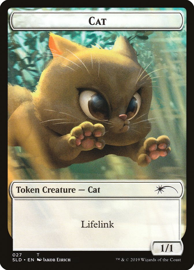 Cat (27) // Cat (28) Double-sided Token [Secret Lair Drop Series]