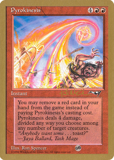 Pyrokinesis (Paul McCabe) (SB) [World Championship Decks 1997]