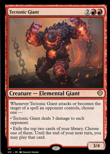 Tectonic Giant [Starter Commander Decks]