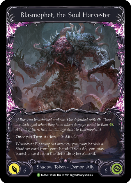 Blasmophet, the Soul Harvester [FAB041] (Promo)  Rainbow Foil