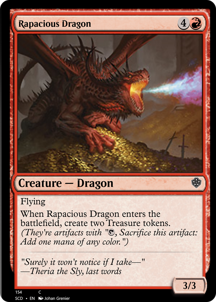 Rapacious Dragon [Starter Commander Decks]