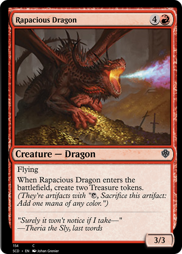 Rapacious Dragon [Starter Commander Decks]