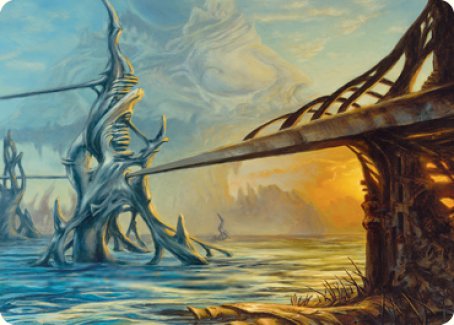 Razortide Bridge Art Card [Modern Horizons 2 Art Series]