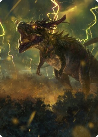 Thrasta, Tempest's Roar Art Card (42) [Modern Horizons 2 Art Series]