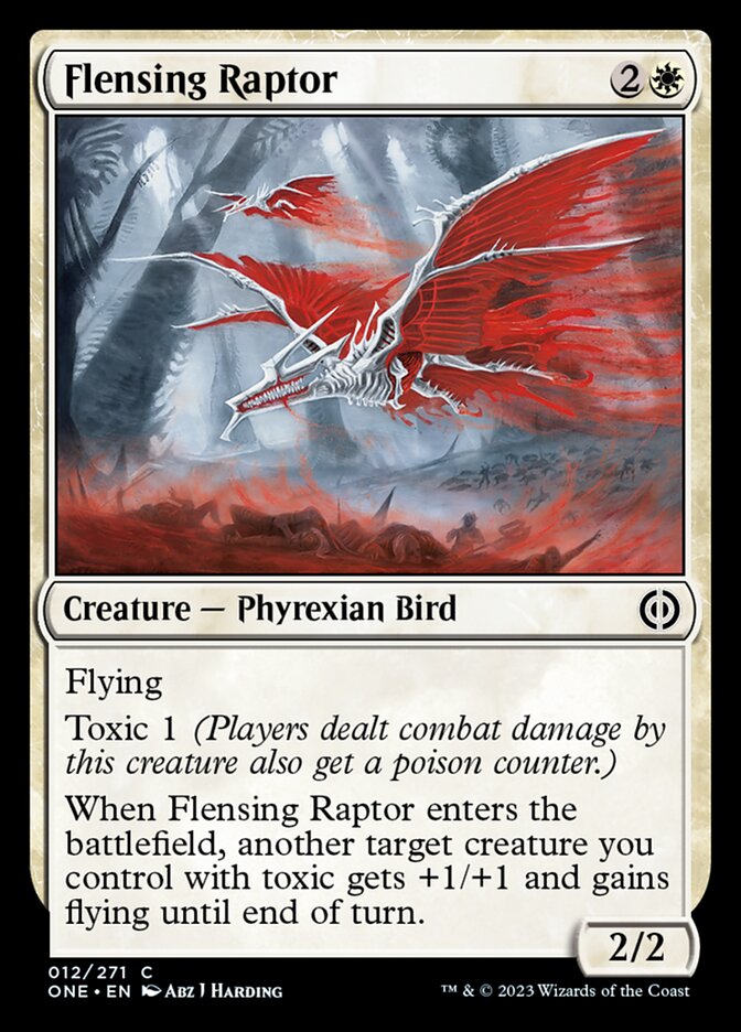 Flensing Raptor [Phyrexia: All Will Be One]