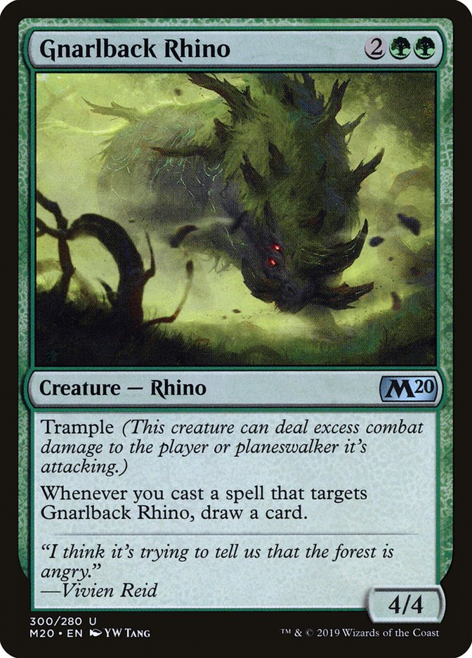 Gnarlback Rhino [Core Set 2020]