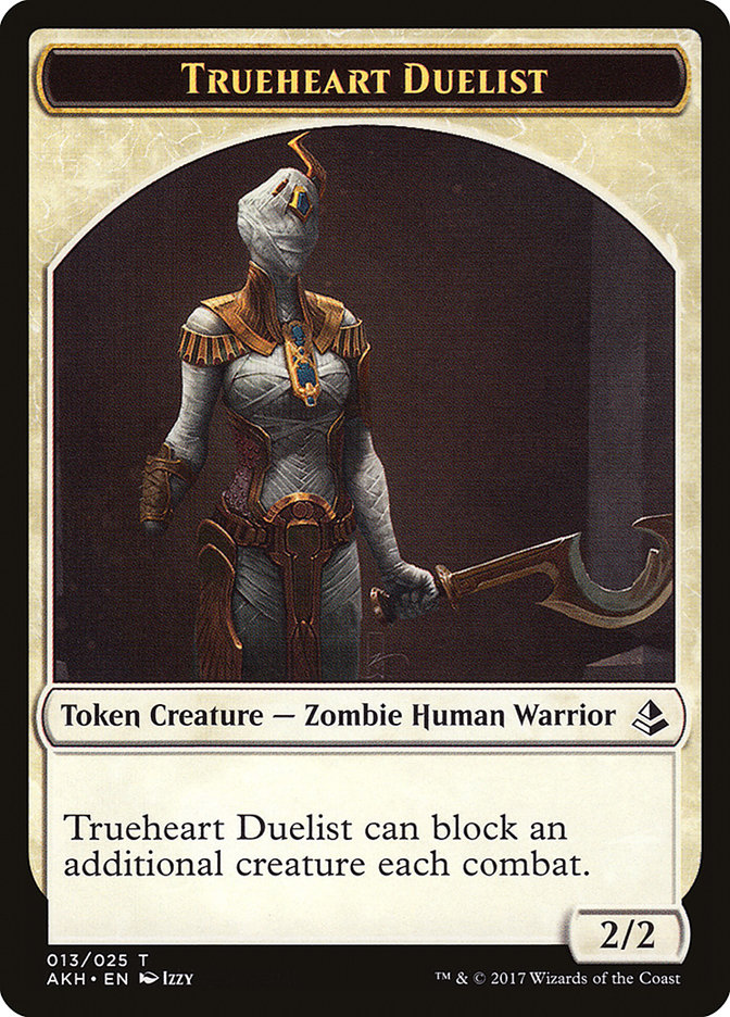 Trueheart Duelist // Snake Double-sided Token [Amonkhet Tokens]