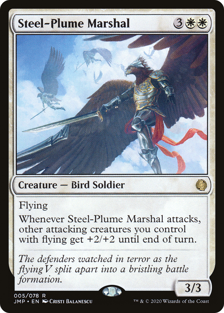 Steel-Plume Marshal [Starter Commander Decks]